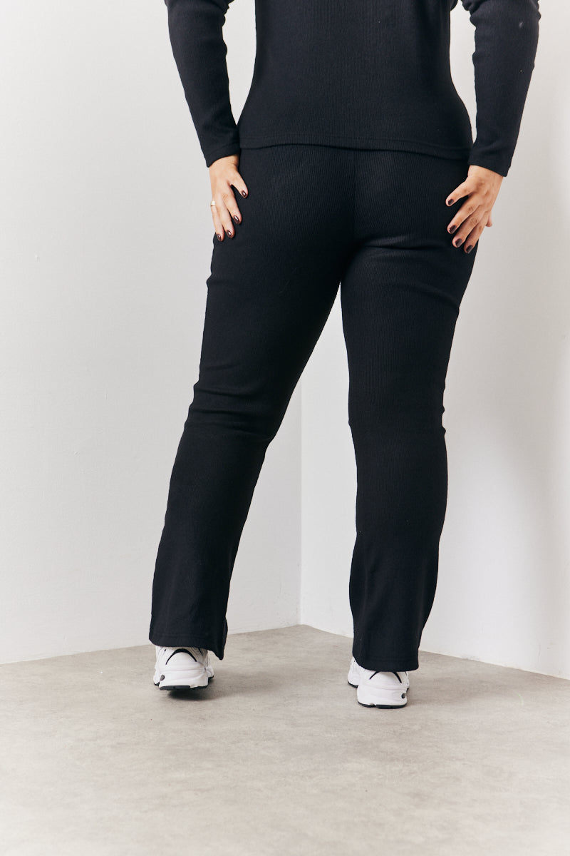 Brushed Rib Fit and Flare