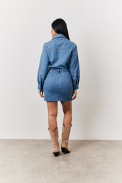 Denim Mini Dress