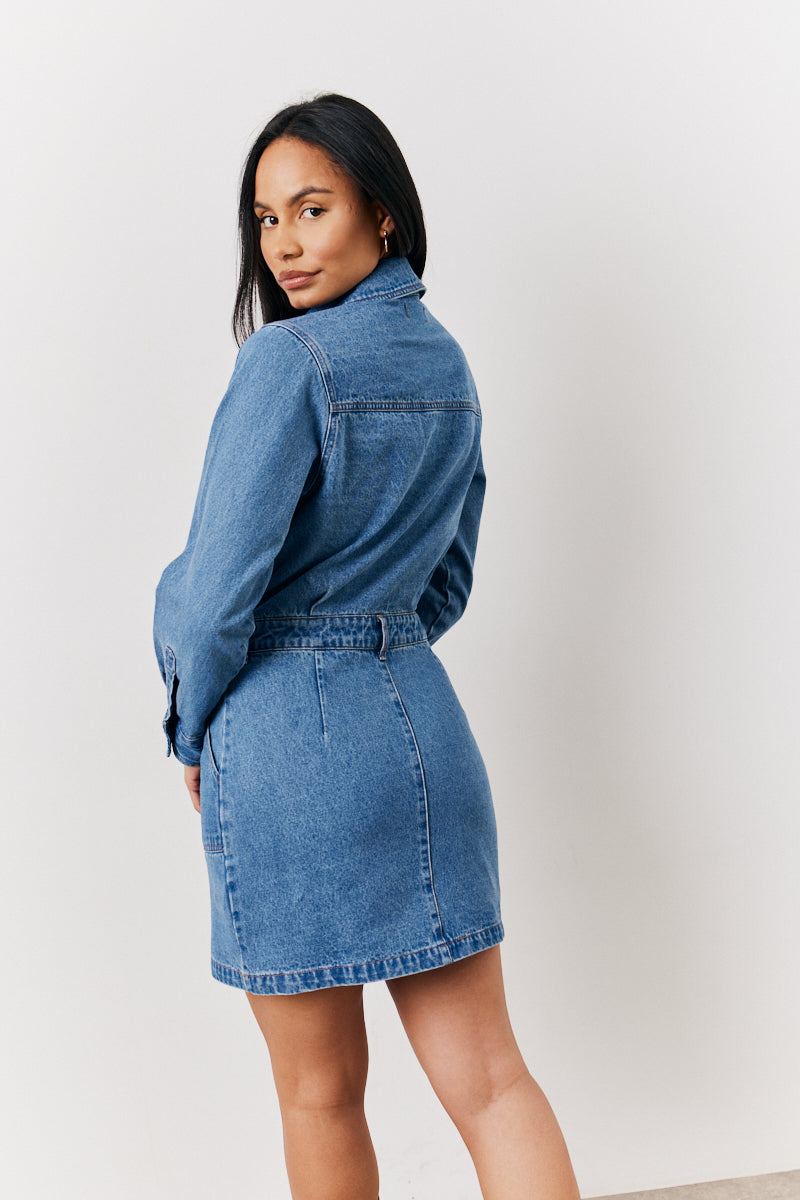 Denim Mini Dress