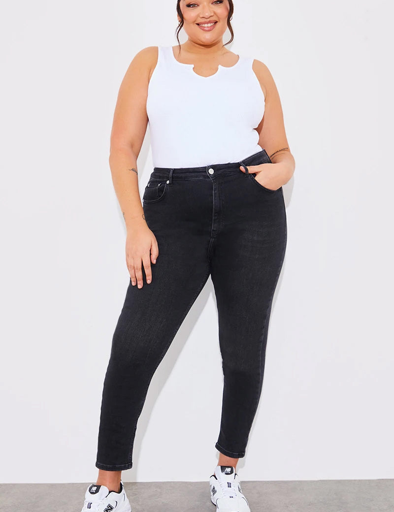 High Waisted Skinny Jeans