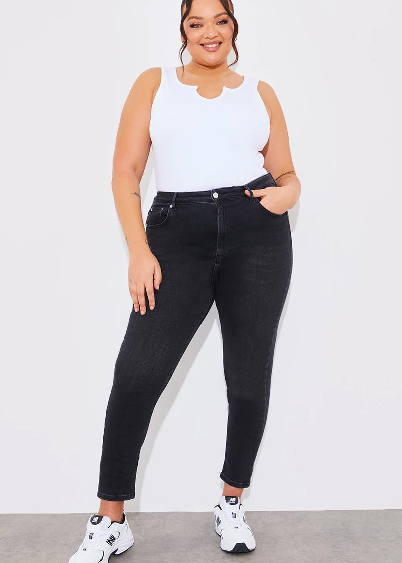 High Waisted Skinny Jeans