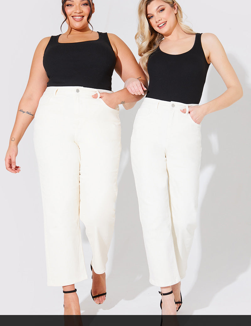 Ankle Grazer Straight Leg Jean