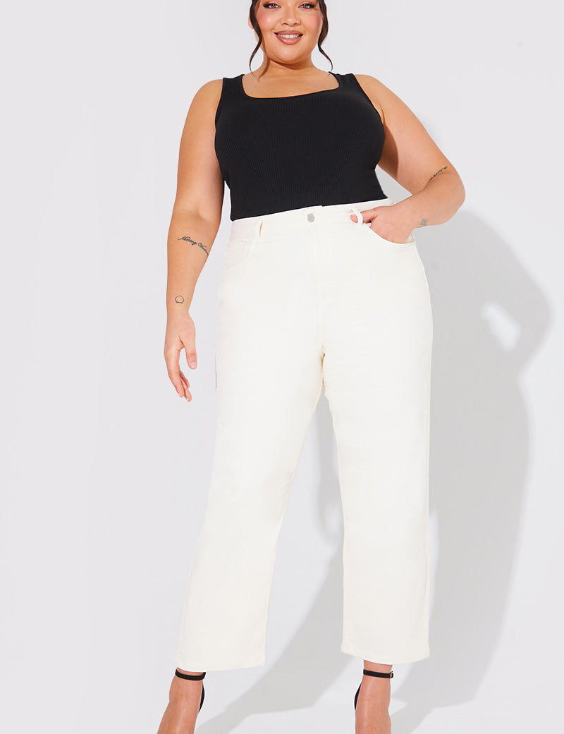Ankle Grazer Straight Leg Jean