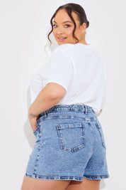 Denim Mom Short