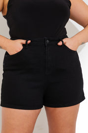 Denim Mom Short