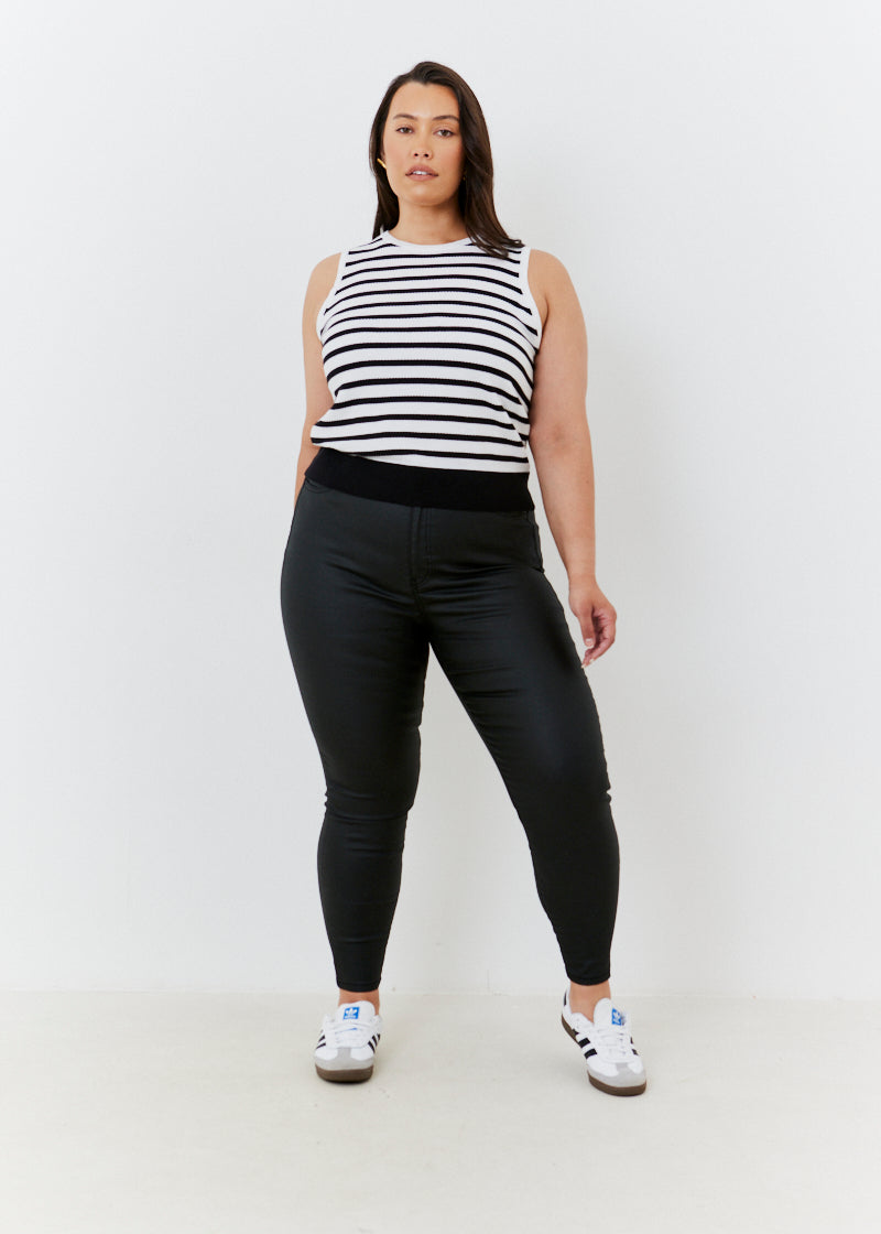 Coated Sculpt Shaper Jeans