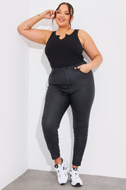 Coated Sculpt Shaper Jeans