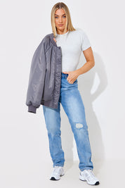 Distressed Mom Jeans