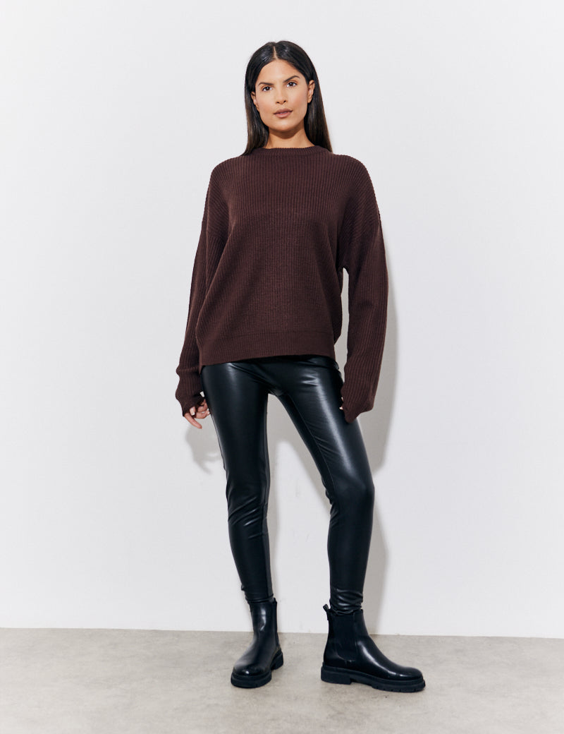 Crew Neck Knitted Jumper