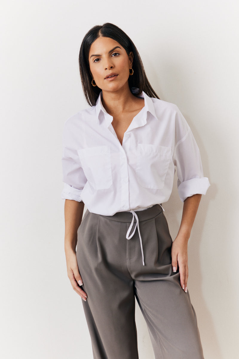 Oversized Poplin Shirt