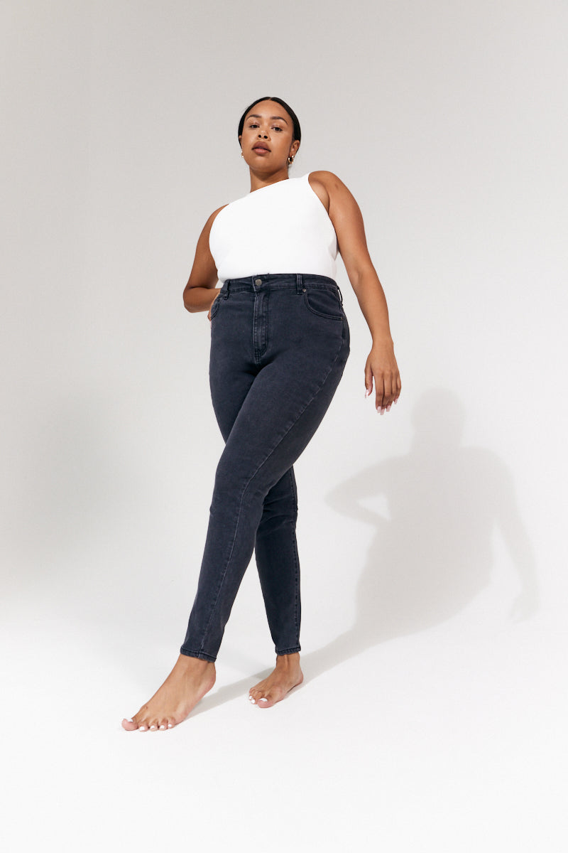 Washed Black Skinny Jean