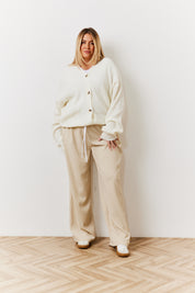 Waistband Detail Tailored Trouser