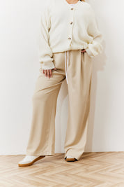 Waistband Detail Tailored Trouser