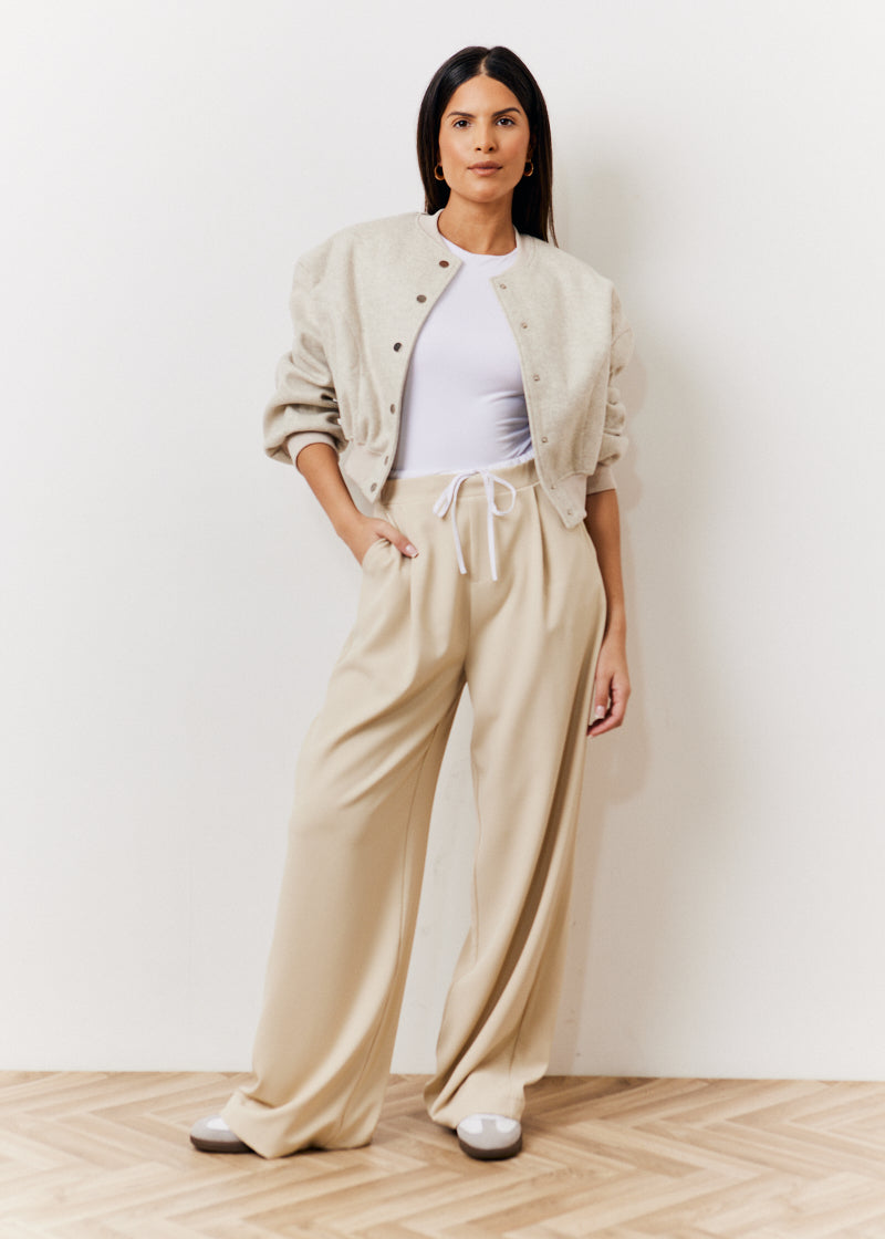 Waistband Detail Tailored Trouser