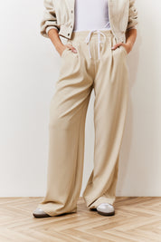 Waistband Detail Tailored Trouser