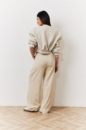 Waistband Detail Tailored Trouser