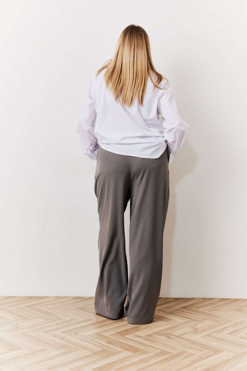 Waistband Detail Tailored Trouser