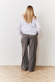 Waistband Detail Tailored Trouser
