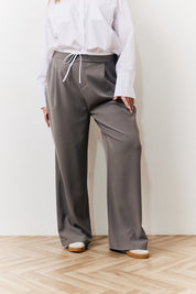 Waistband Detail Tailored Trouser