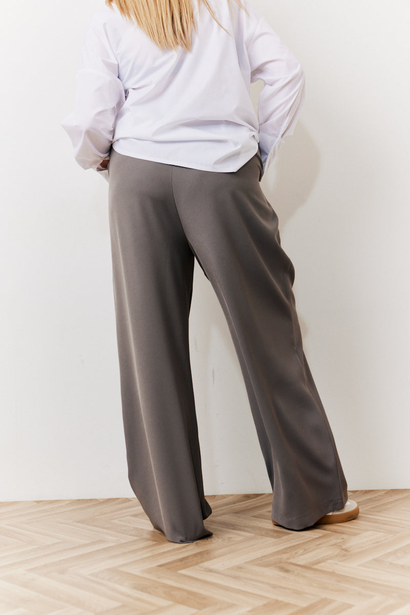 Waistband Detail Tailored Trouser