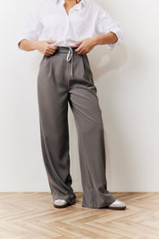 Waistband Detail Tailored Trouser