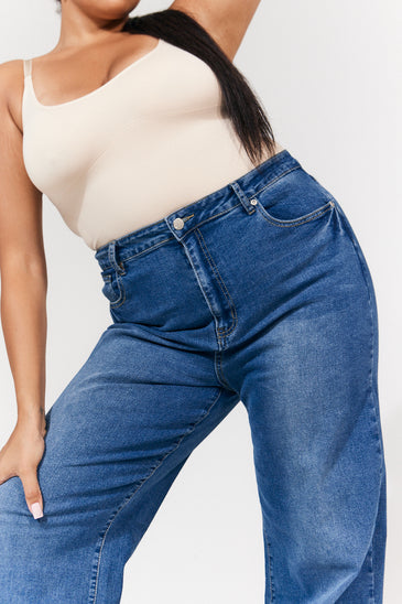 Isa Paes - Pants Jeans Wideleg Stoned main image 0