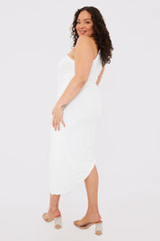 Slinky Rushed Midi Dress