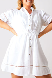 Tiered Shirt Mini Dress