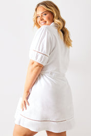 Tiered Shirt Mini Dress