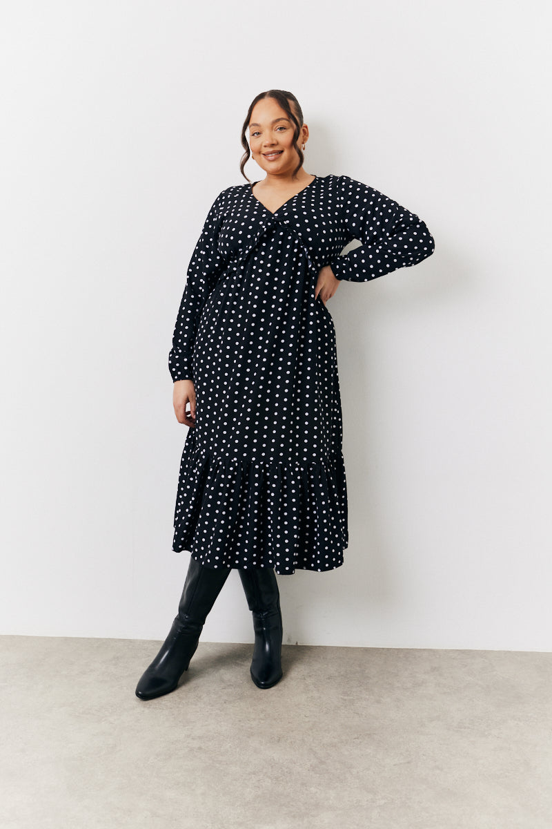 Check Mini Smock Dress