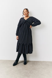 Check Mini Smock Dress
