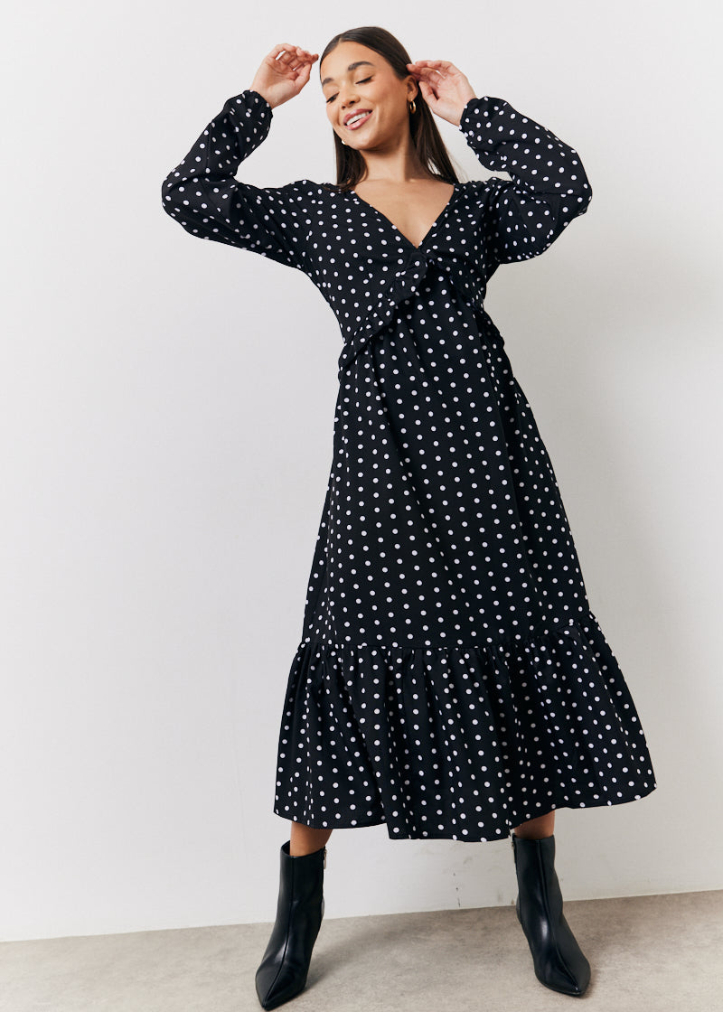 Check Mini Smock Dress
