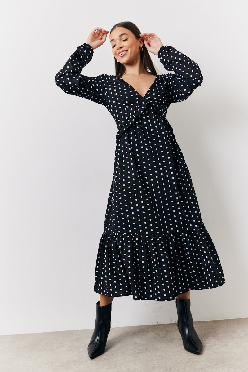 Check Mini Smock Dress