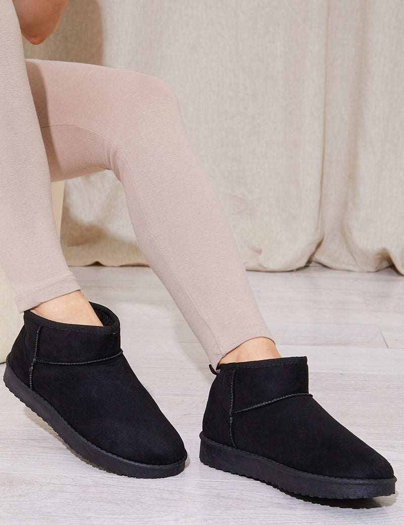 Mini Faux Suede Boot