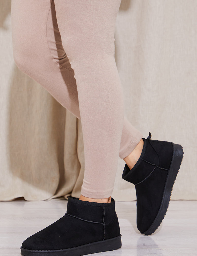 Mini Faux Suede Boot