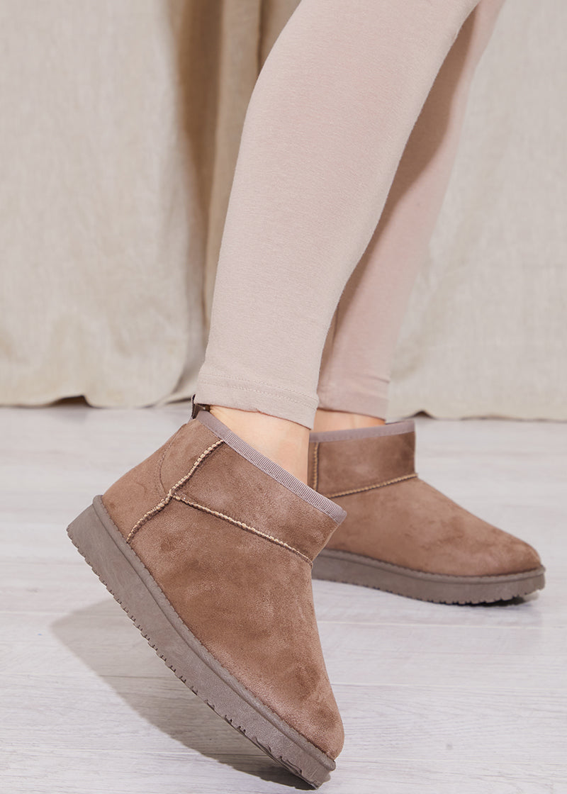 Mini Faux Suede Boot