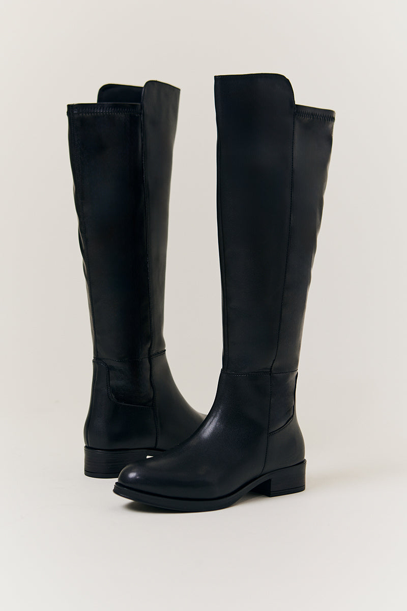 Molly Knee High Riding Boot – InTheStyle - Main Image