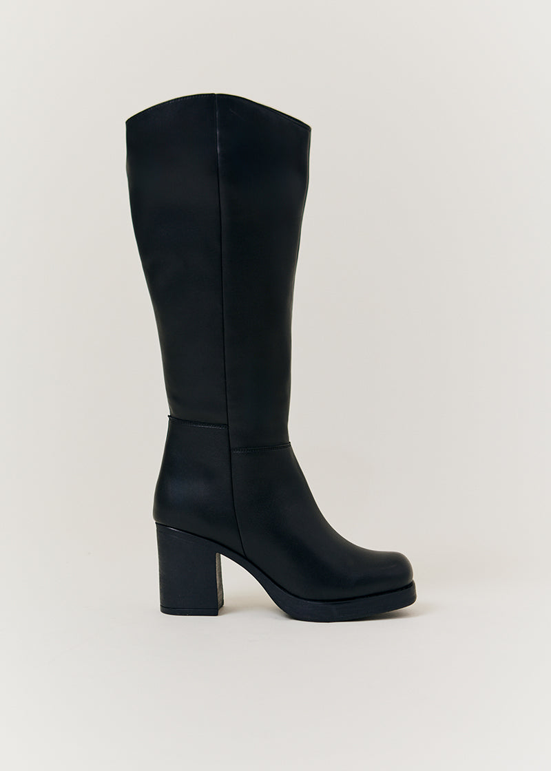 Bella Chunky Heeled High Leg Boot