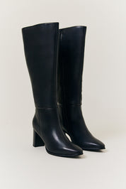 Kylie Heeled High Leg Boot