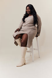 Kylie Heeled High Leg Boot
