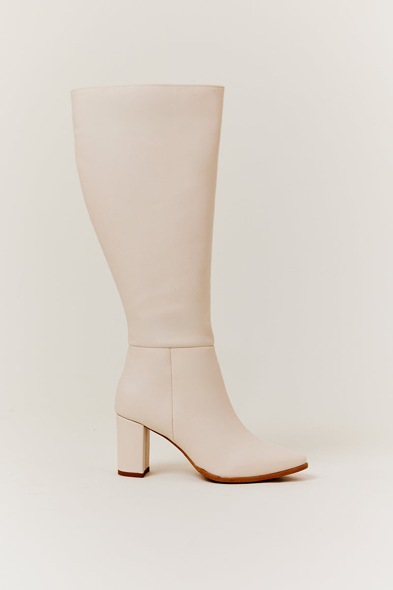 Kylie Heeled High Leg Boot