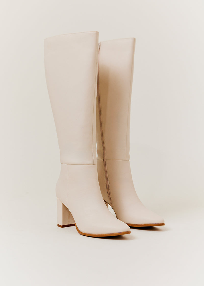 Kylie Heeled High Leg Boot