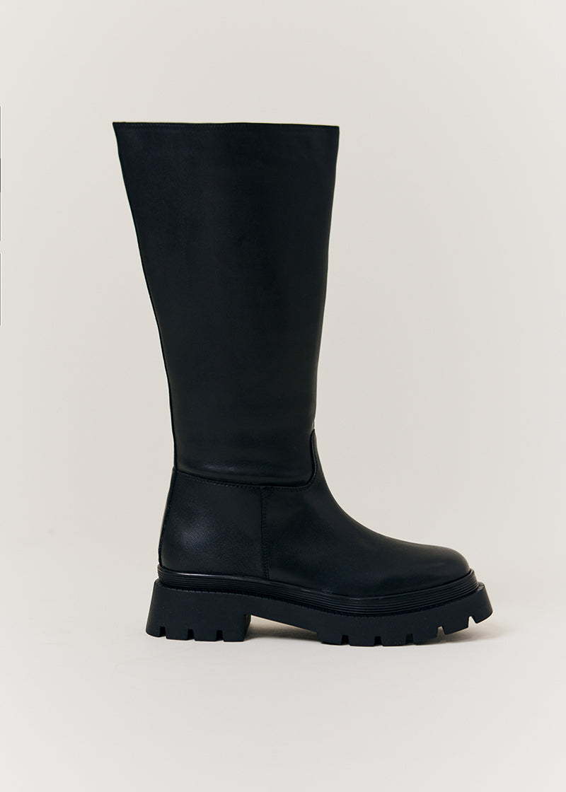 Jess Chunky Heeled High Leg Boot