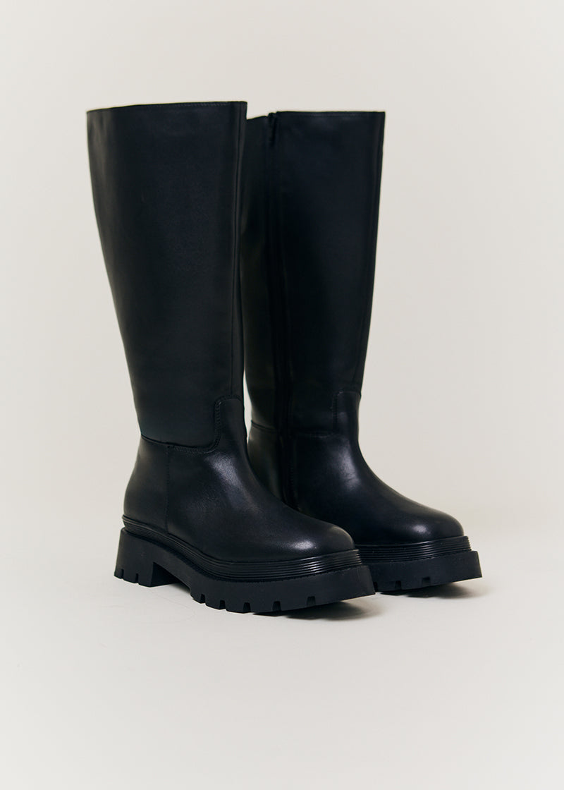 Jess Chunky Heeled High Leg Boot