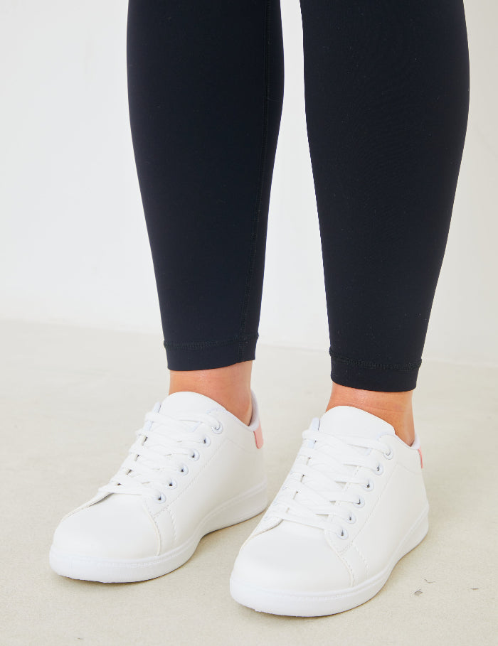 Contrast Colour Heel Lace up Trainers