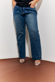 Pearl Detail Jeans