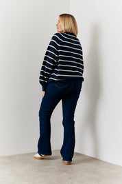 Stripe Button up Cardigan