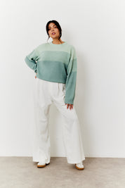 Tonal Crew Neck Knit Jumper