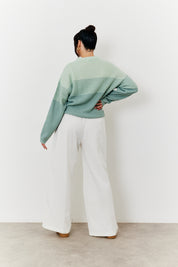 Tonal Crew Neck Knit Jumper