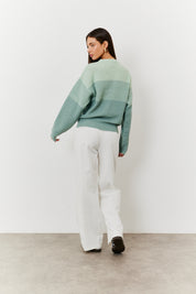 Tonal Crew Neck Knit Jumper
